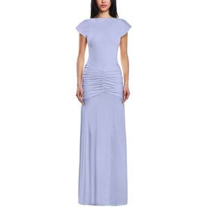 Ow Womens Gaia Maxi Dress, Purple